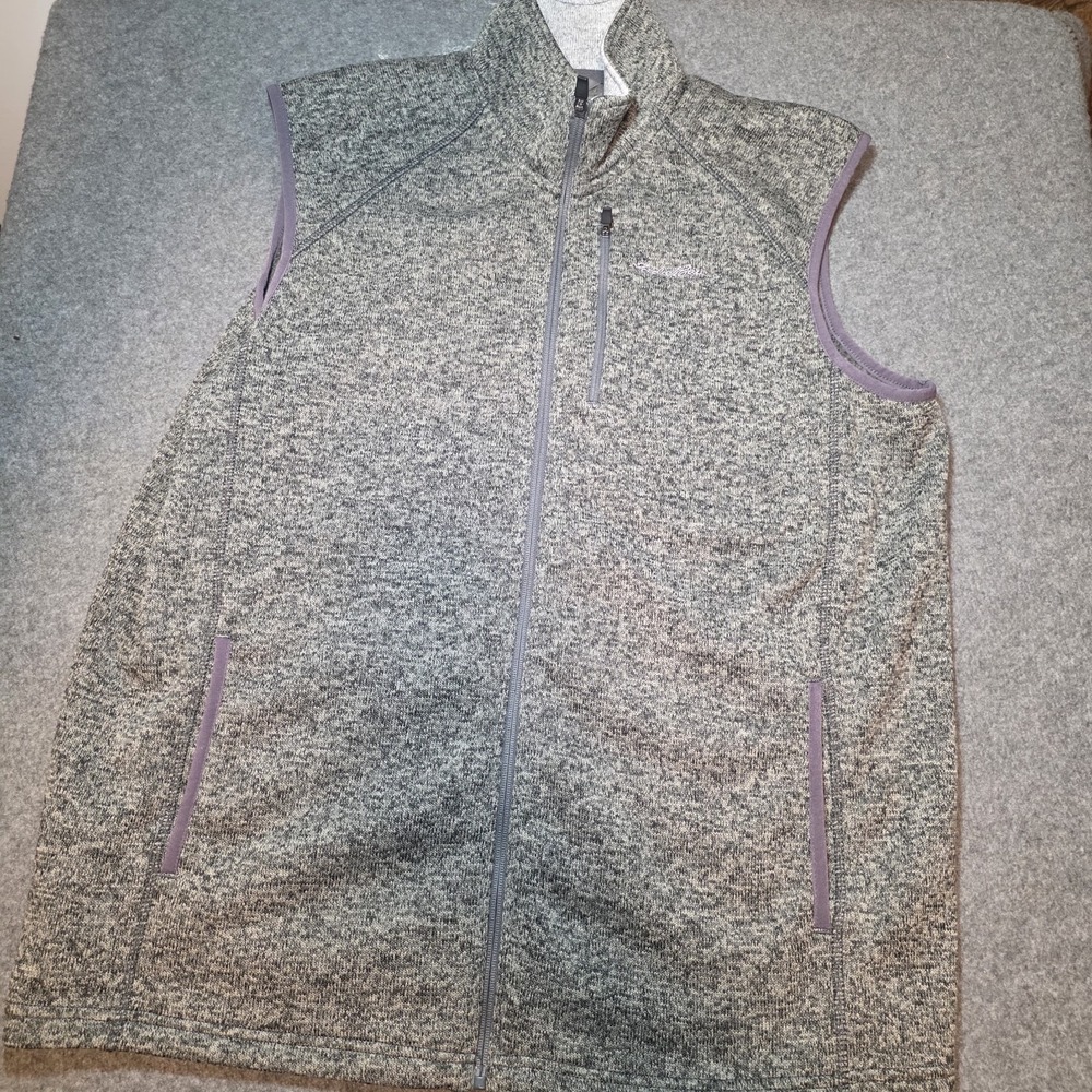 Eddie Bauer Full Zip Sleeveless Vest Xl A2